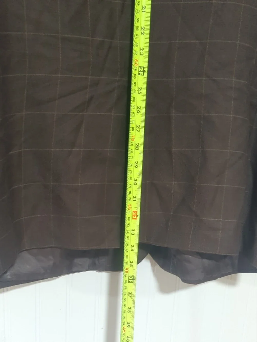 Paul Fredrick Brown Windowpane Sport Coat